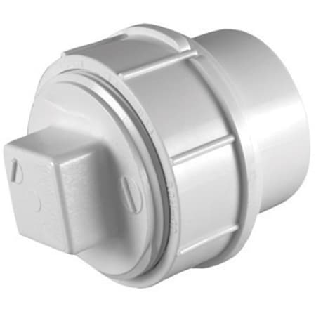 Charlotte Pipe And Foundry 3 in. PVC Dwv Clean-Out with Plug 42627